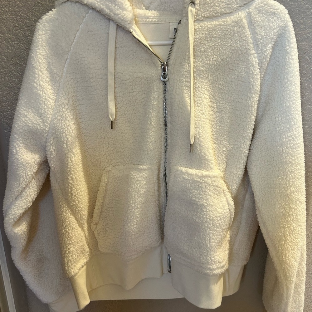 GAP Cream Sherpa Hoodie
